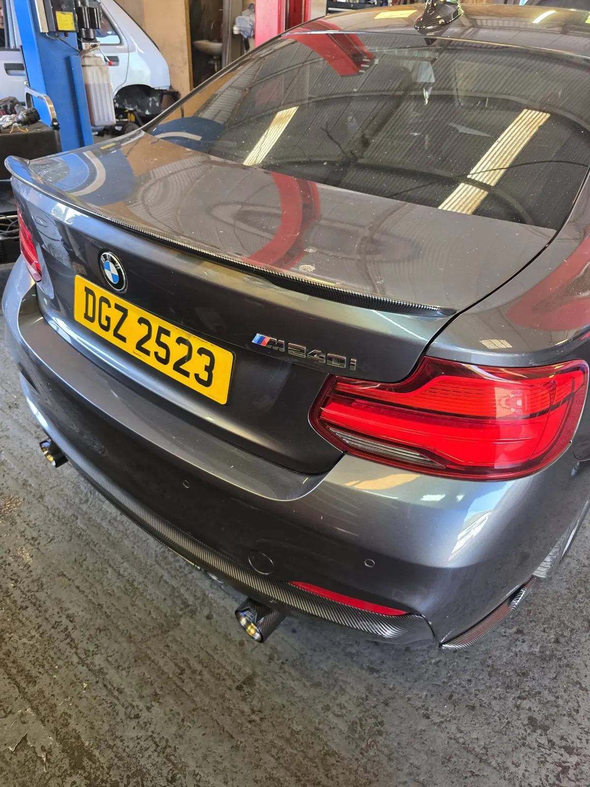 BMW in the workshop