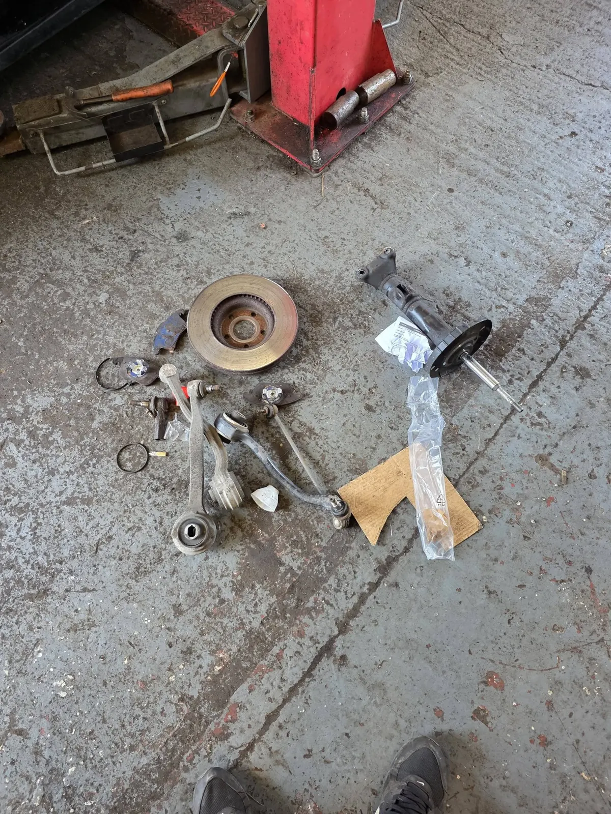 Mercedes front suspension overhaul