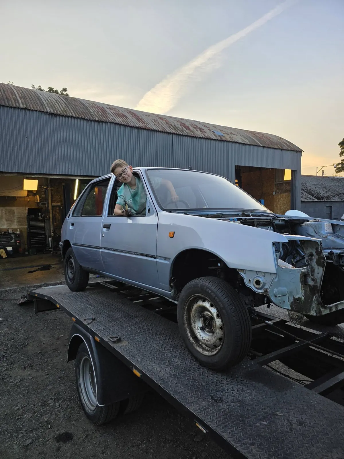 Vehicle recovery to the workshop